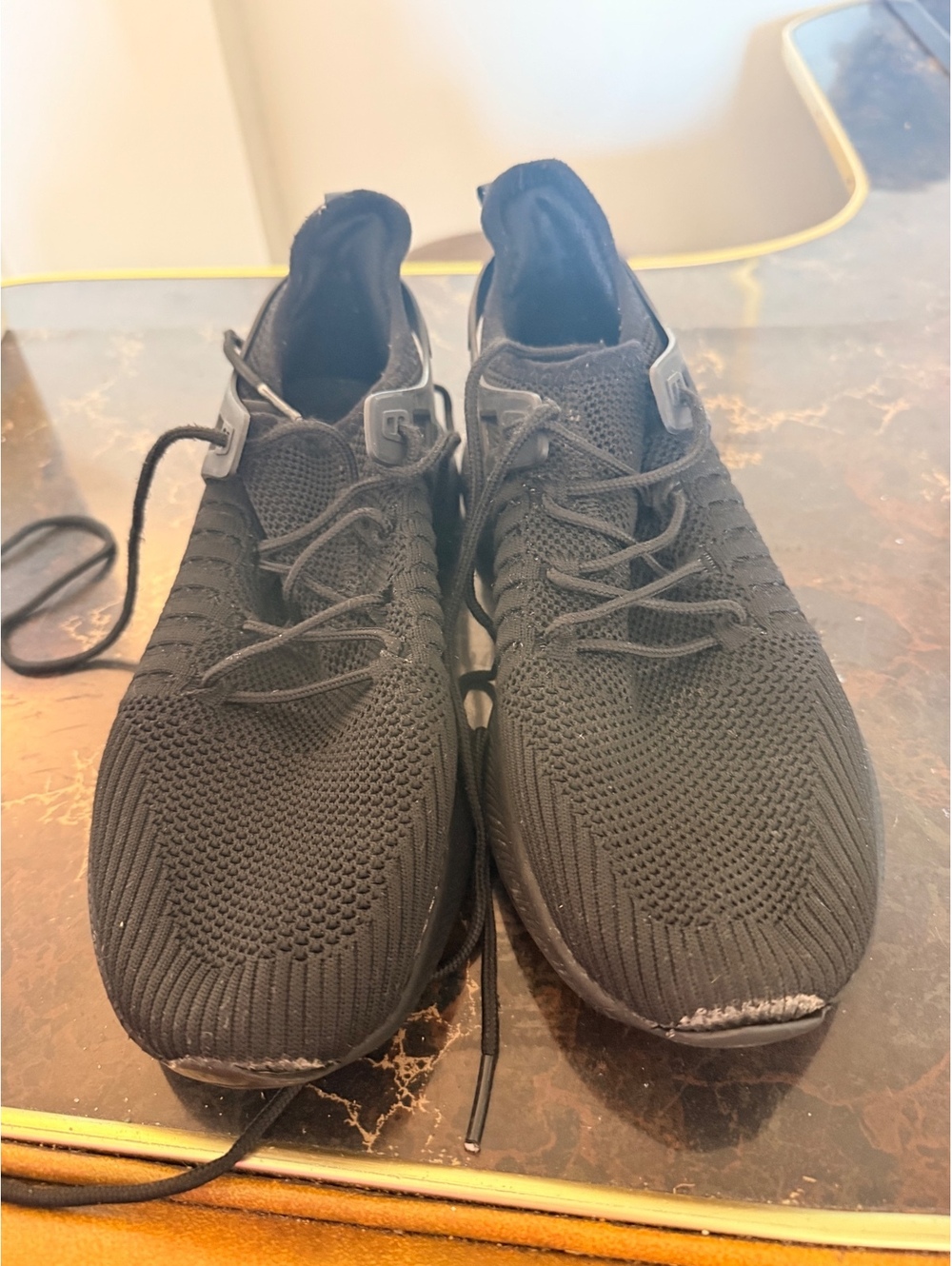 Sdolphin Black Knit Running Shoes Size 10